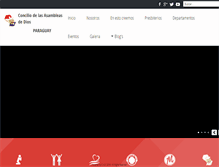 Tablet Screenshot of concilio.org.py